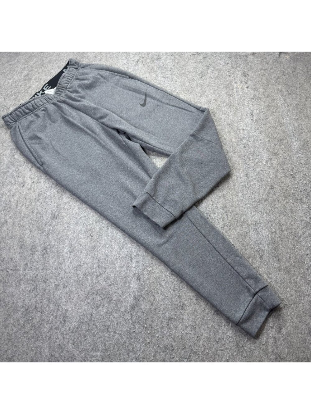 Nike Jogger Men M Gray 29" DRI-FIT Taper Fitness Pants CZ6379